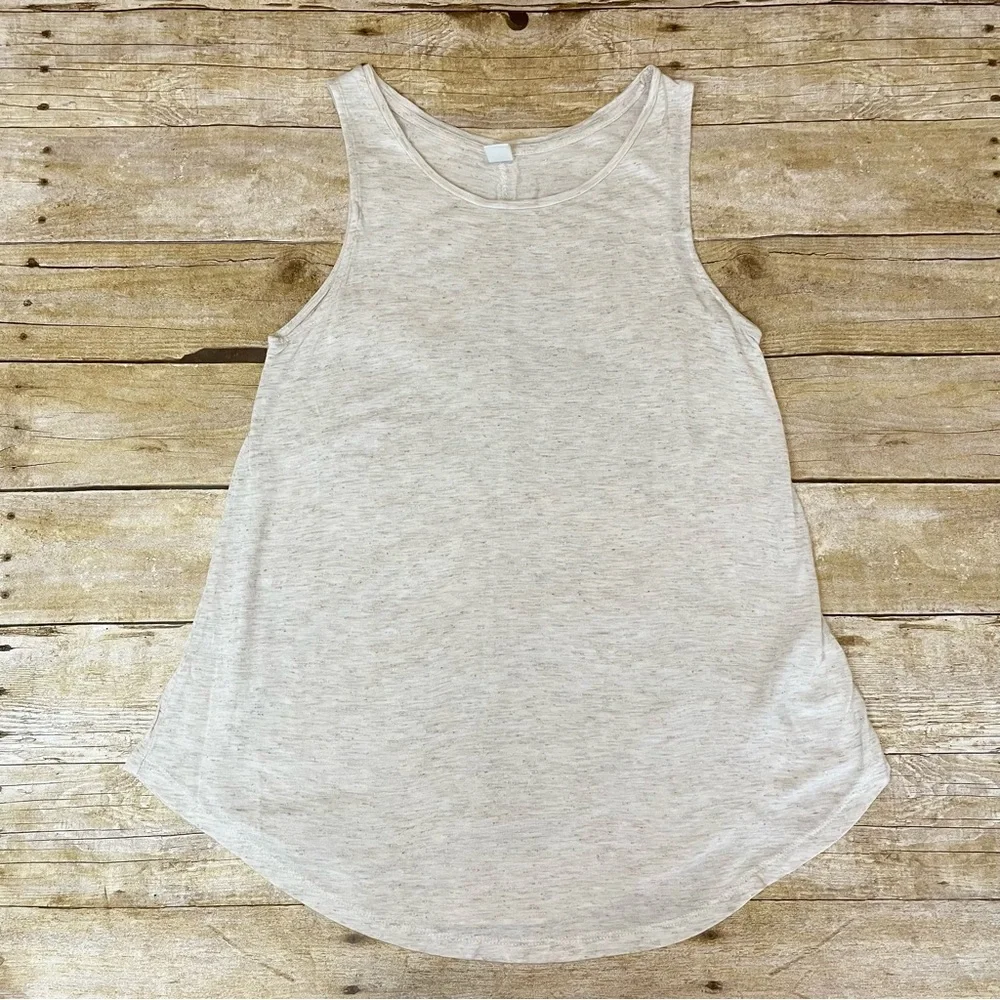 Old Navy Cream Gold Sparkle Tank | S - Picture 1 of 5